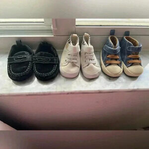 Bundle of three Newborn Shoes